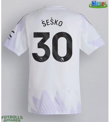 Manchester United Benjamin Sesko #30 Bortatröja 2025-26 Kortärmad